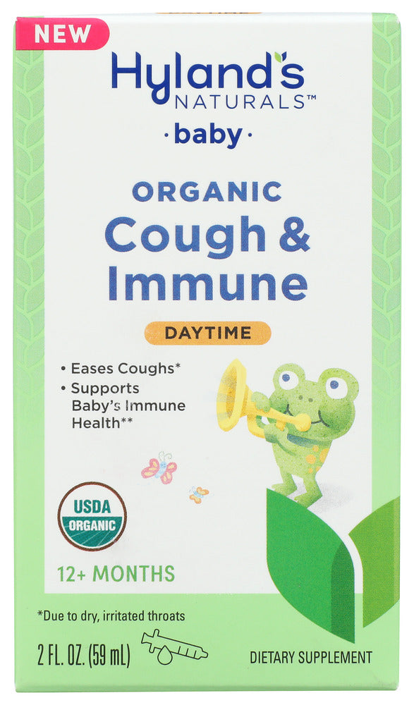 HYLANDS: Baby Organic Cough and Immune Daytime, 2 fo