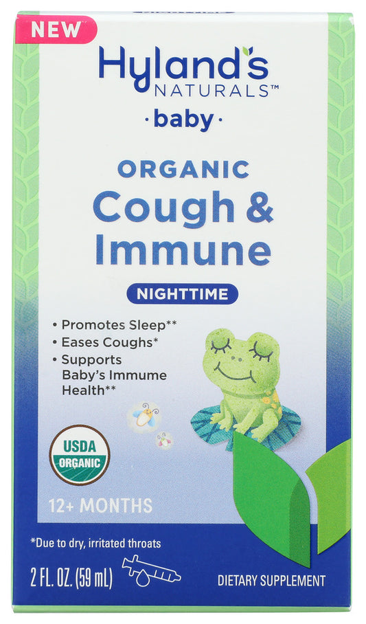 HYLANDS: Organic Baby Cough & Immune Nighttime, 2 fo