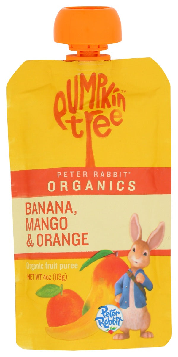 PETER RABBIT: Baby Mango Banana Orange Organic, 4 oz