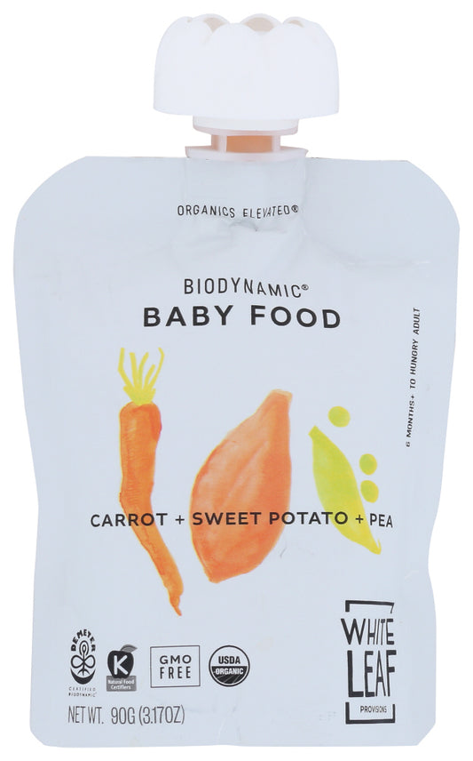 WHITE LEAF PROVISIONS: Baby Food Carrt Swt Ptato, 90 gm