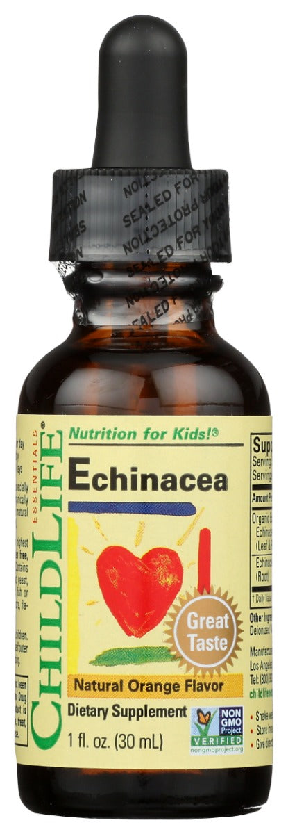 CHILDLIFE: Echinacea Natural Orange Flavor Liquid Formula, 1 fo