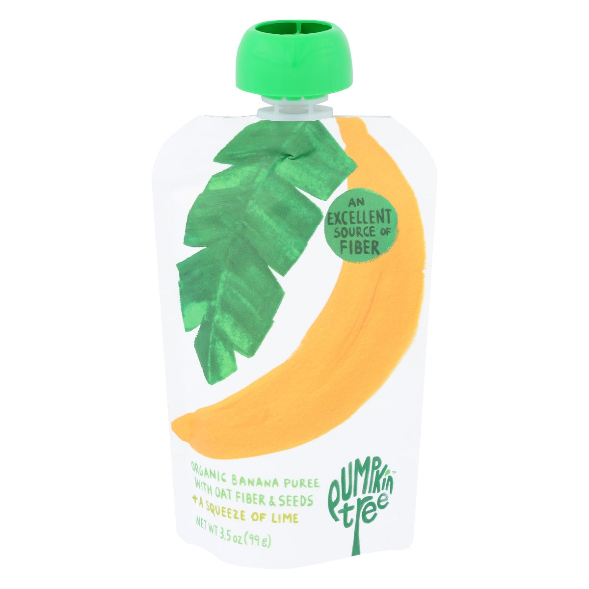 PUMPKIN TREE: Organic Banana Puree And Squeeze Of Lime, 3.5 oz