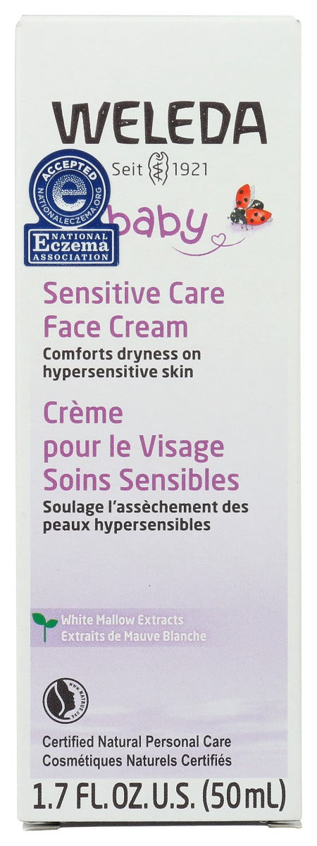 WELEDA: Sensitive Care Baby Face Cream, 1.7 fo